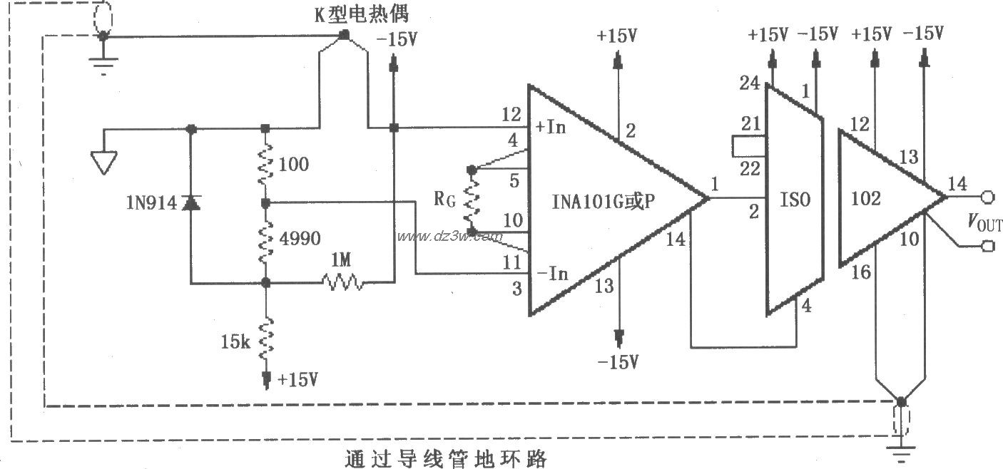 环路消除、冷端补偿和高电路图