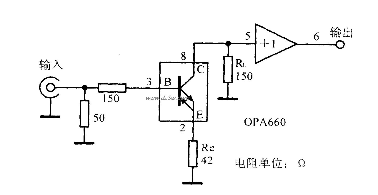 电缆放大电路电路图