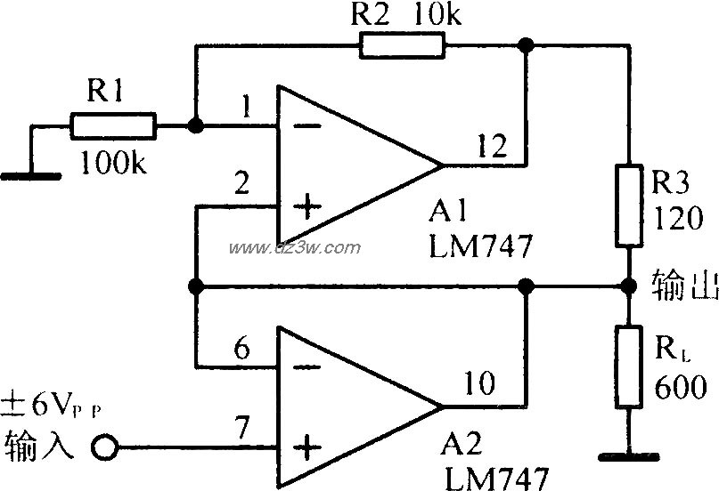 自举复合放大电路电路图