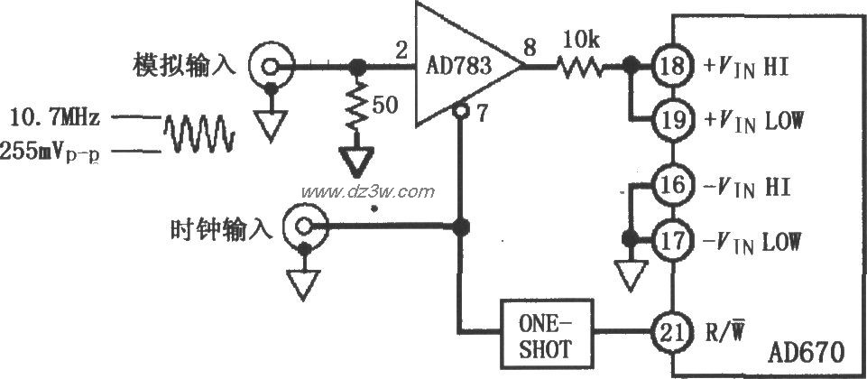 采样保持放大器AD783与A电路图