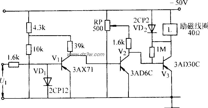 大功率直流放大器电路图