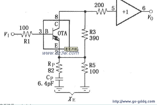 OPA660典型应用电路电路图