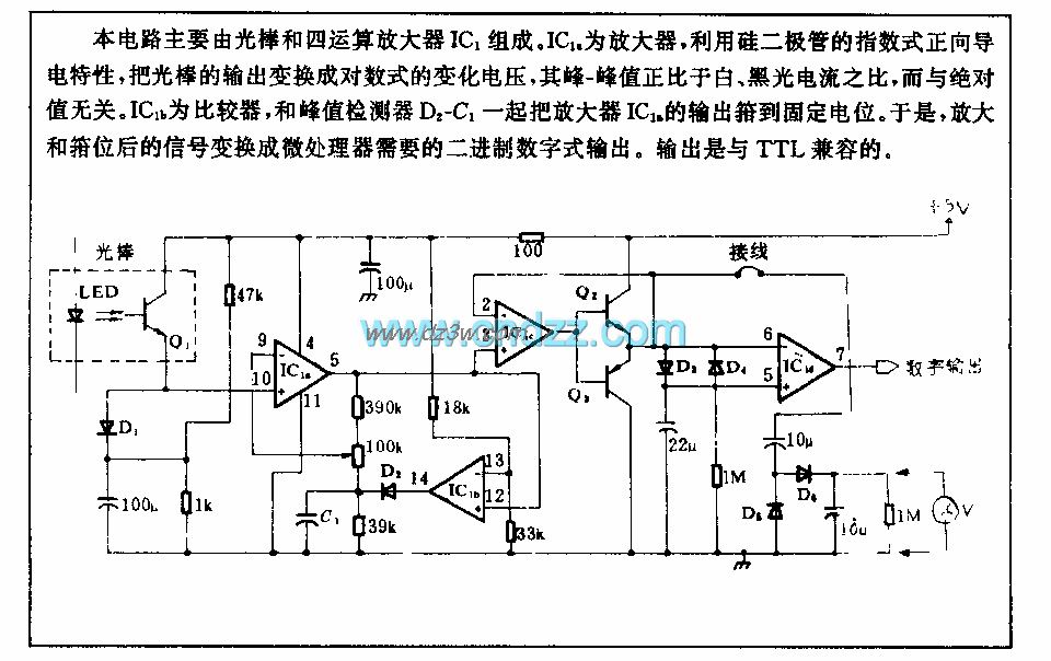 光棒放大电路电路图