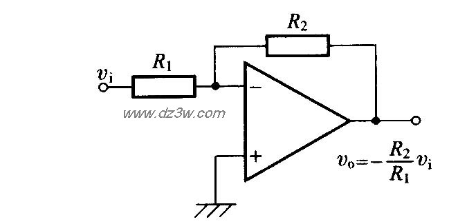 反转放大电路电路图