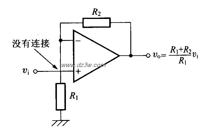 非反转放大电路电路图
