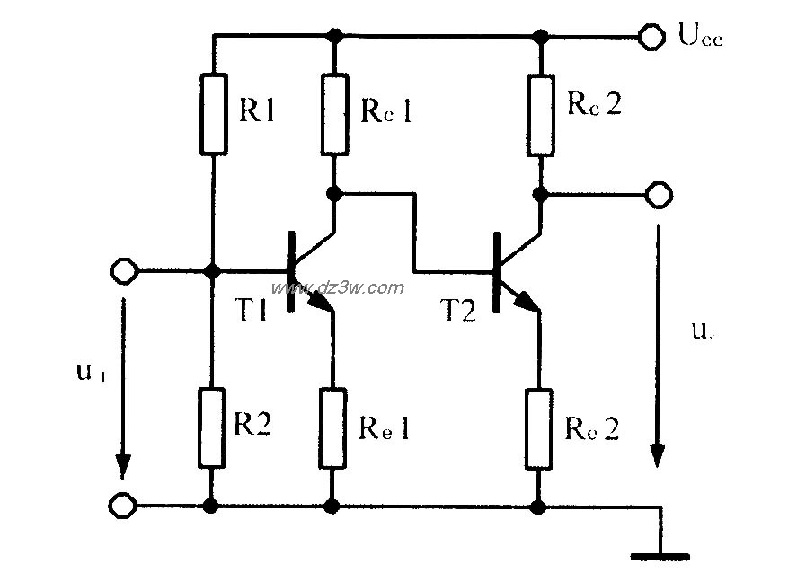 直接耦合放大电路电路图