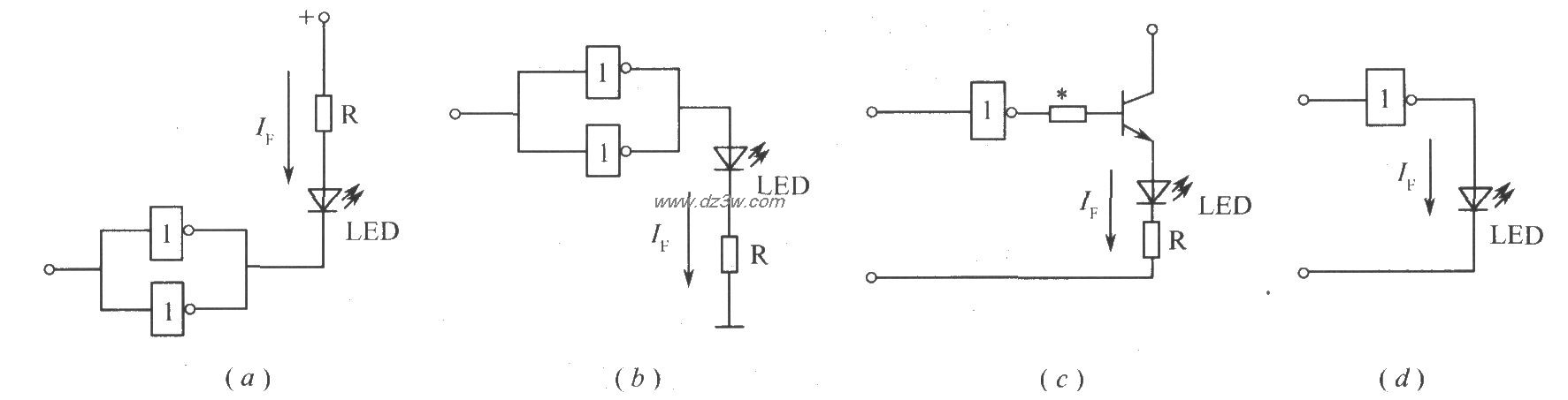 采用CMOS运放的LED驱动电电路图