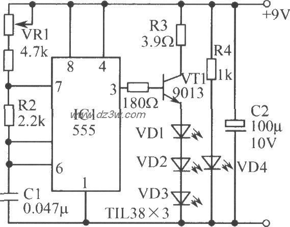数字电路组成的计数器电电路图
