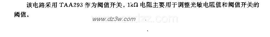 采用集成电路的光栅电路电路图