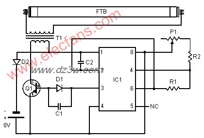 黑光发生器电路BlackLig电路图