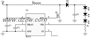 新型白光LED驱动电路图