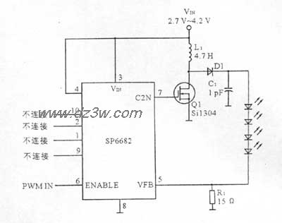 白色发光二极管及其驱动电路图
