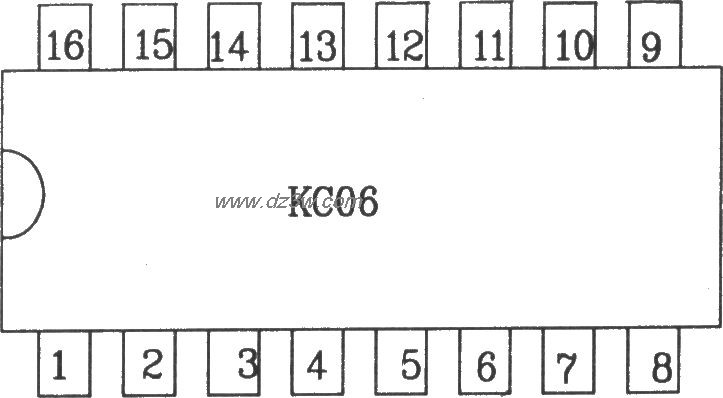 可控硅移相触发器KC06应电路图