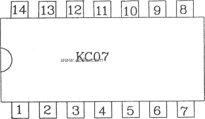 可控硅过零触发器KC07应电路图