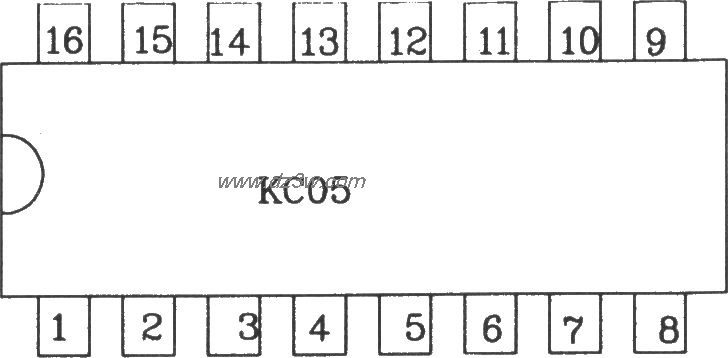可控硅移相触发器KC05应电路图