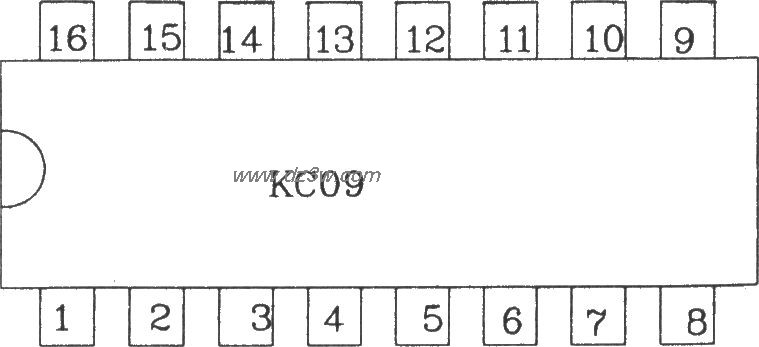 可控硅移相触发器KC09长电路图