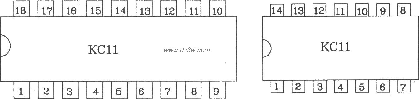可控硅移相触发器KC11应电路图