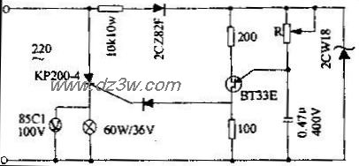可控硅整流电路中的波形电路图