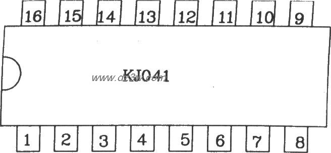 六路双脉冲形成器KJ041外电路图