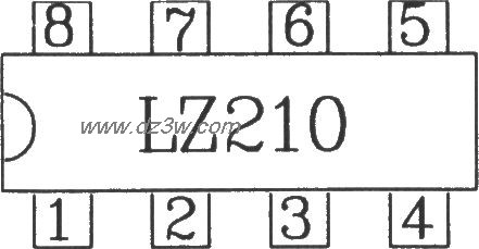 脉宽调制器LZ210应用电路电路图