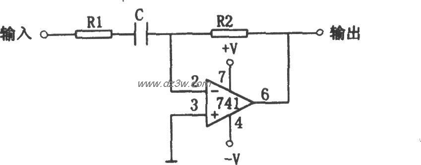 实用微分电路电路图