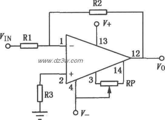 μA747双电源通用型双运电路图