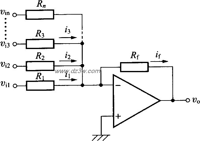 加法运算电路电路图