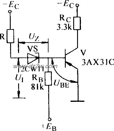 具有前级门电阻的门限非电路图