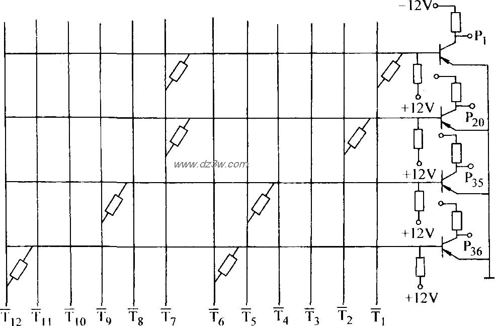两输入端电阻一晶体管或电路图