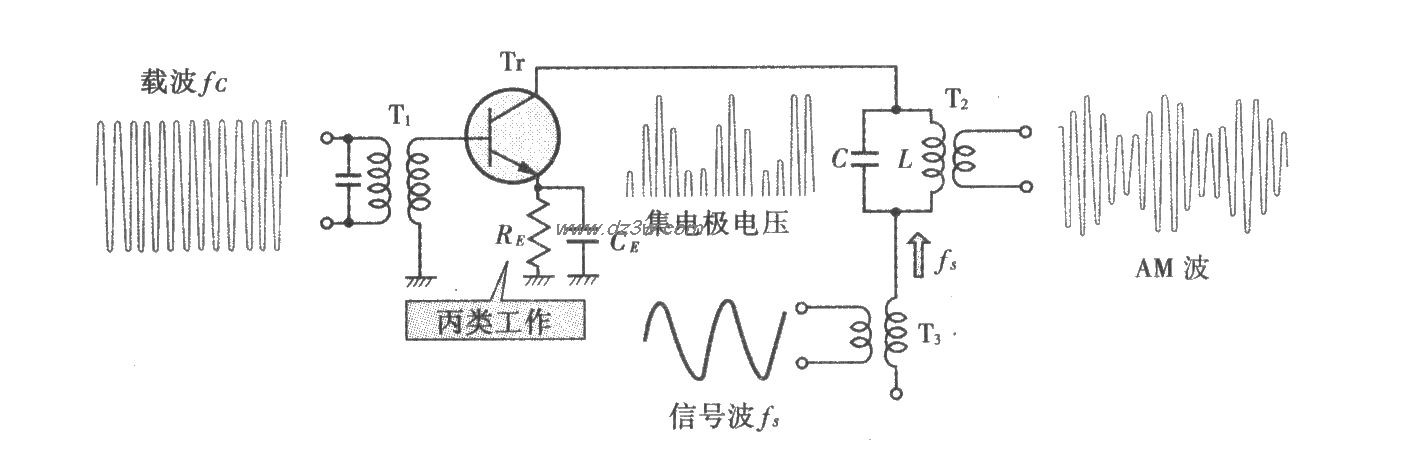 集电极调制电路电路图