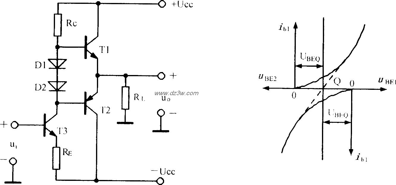 甲乙类互补对称电路电路图
