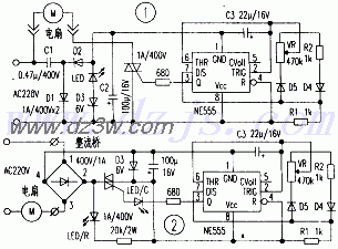 电风扇无级调速电路电路图