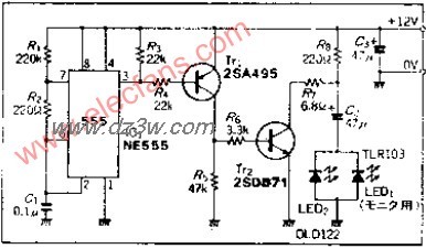 抗外来光能力强的发光二电路图