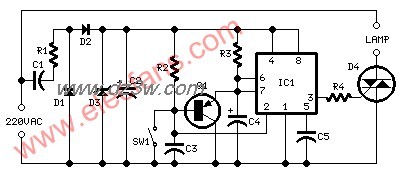 礼貌灯电路电路图