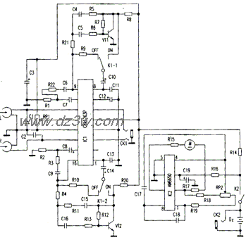 星球W-501型随身听电路分电路图