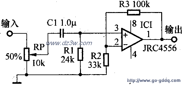 TDA2310与TDA2004组成的电路图