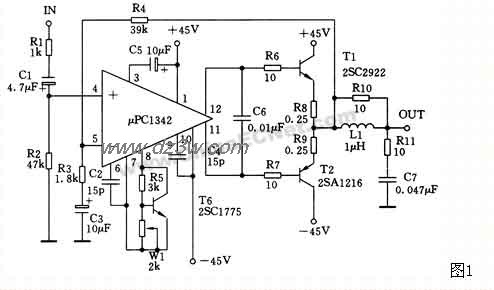 自制家庭影院多通道放大电路图