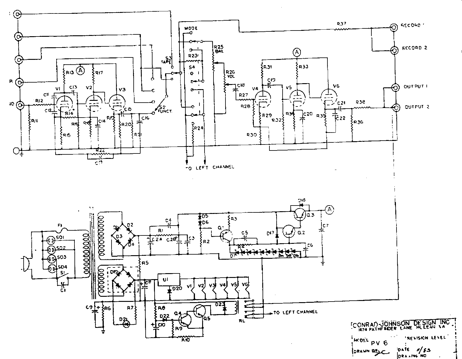 CJPV6P 前级放大嚣电路图