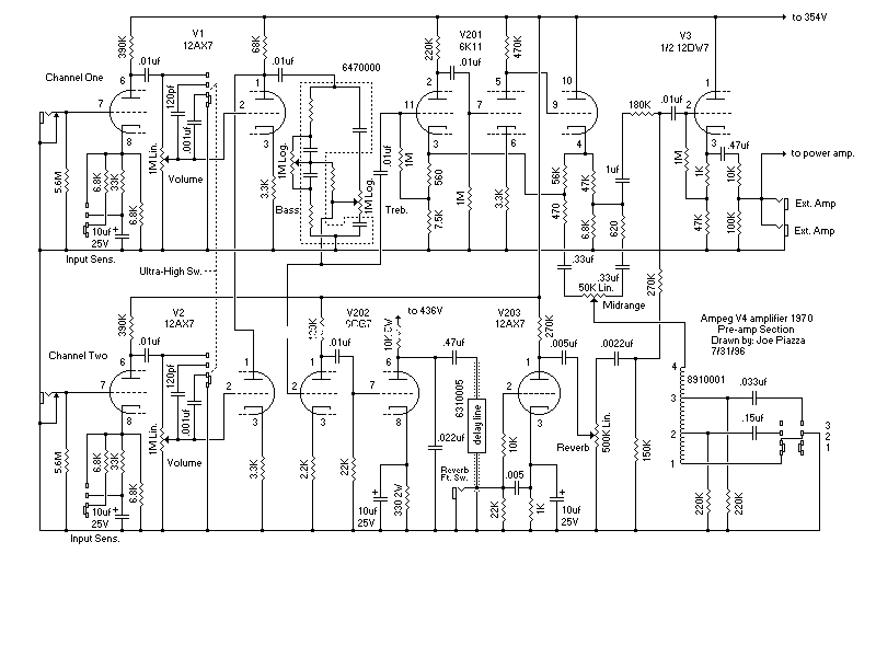 V4PREAMP 前级放大嚣电路图