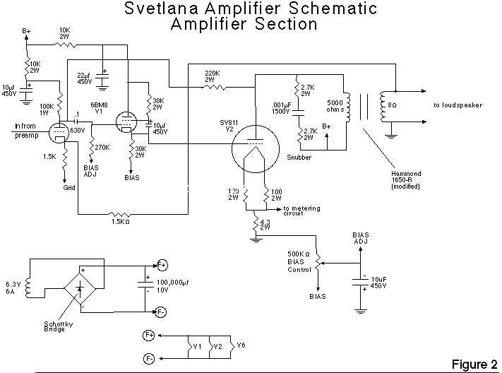 用SV811电子管做的推挽功电路图