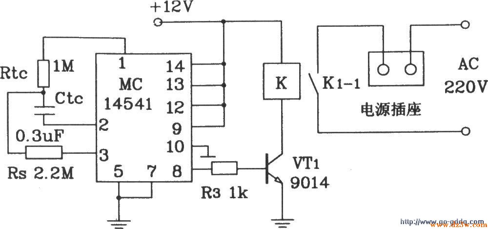 MC1451基本应用电路图电路图