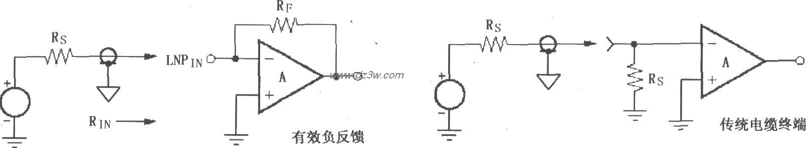 VCA2612/2613/2616有效负电路图