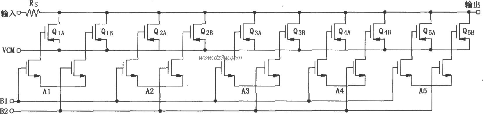 VCA2612/2613/2616可编程电路图