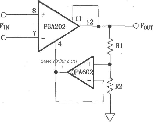 具有缓冲衰减的增益提升电路图