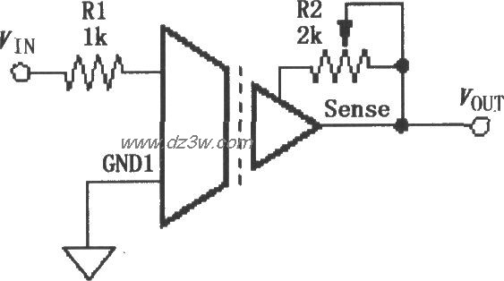 ISO120／121的增益调节电电路图