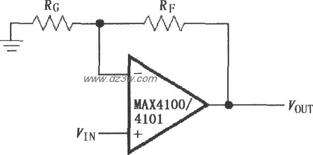 由MAX4100／4101构成的同电路图