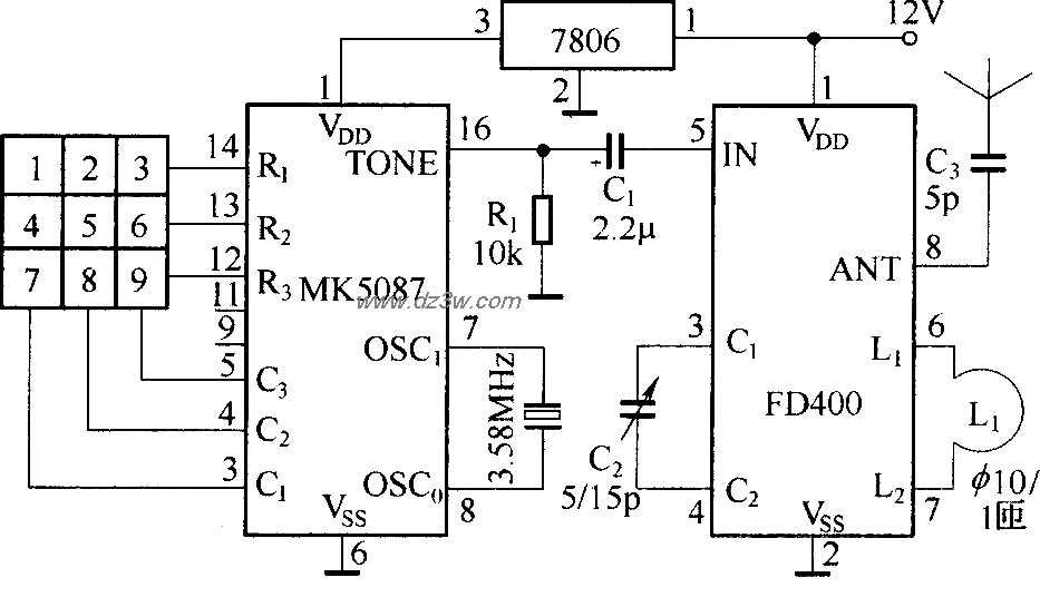 FDD400-1和JDD400-1组成电路图