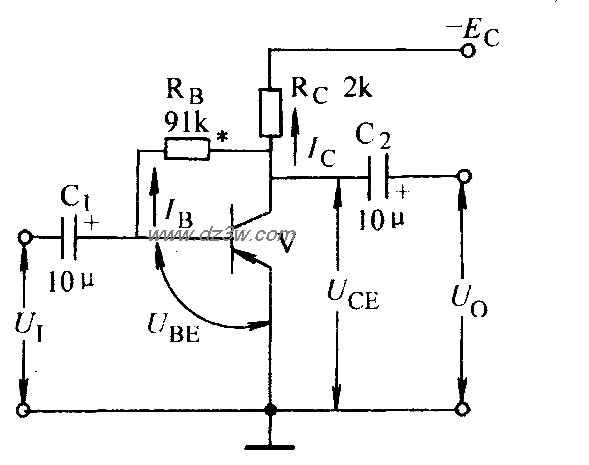 电压负反馈偏置电路电路图