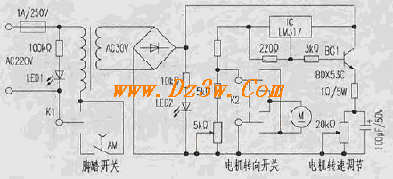 医院牙科低速打磨机电路电路图