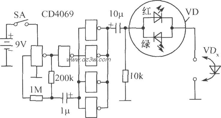 二极管快速分选器电路电路图
